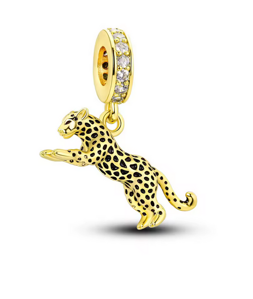 Golden Jaguar Charm